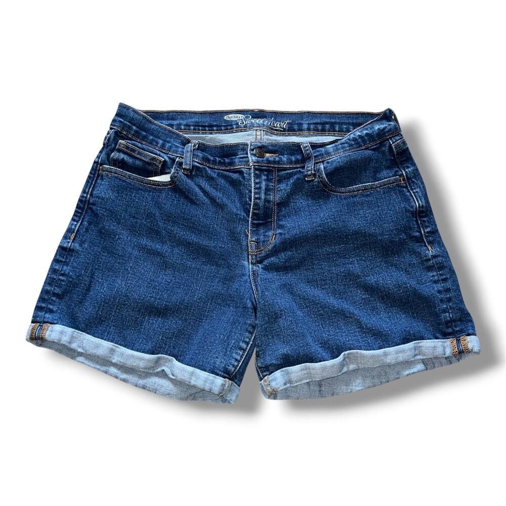 Old Navy Sweetheart Cuffed Denim Shorts - Size 8